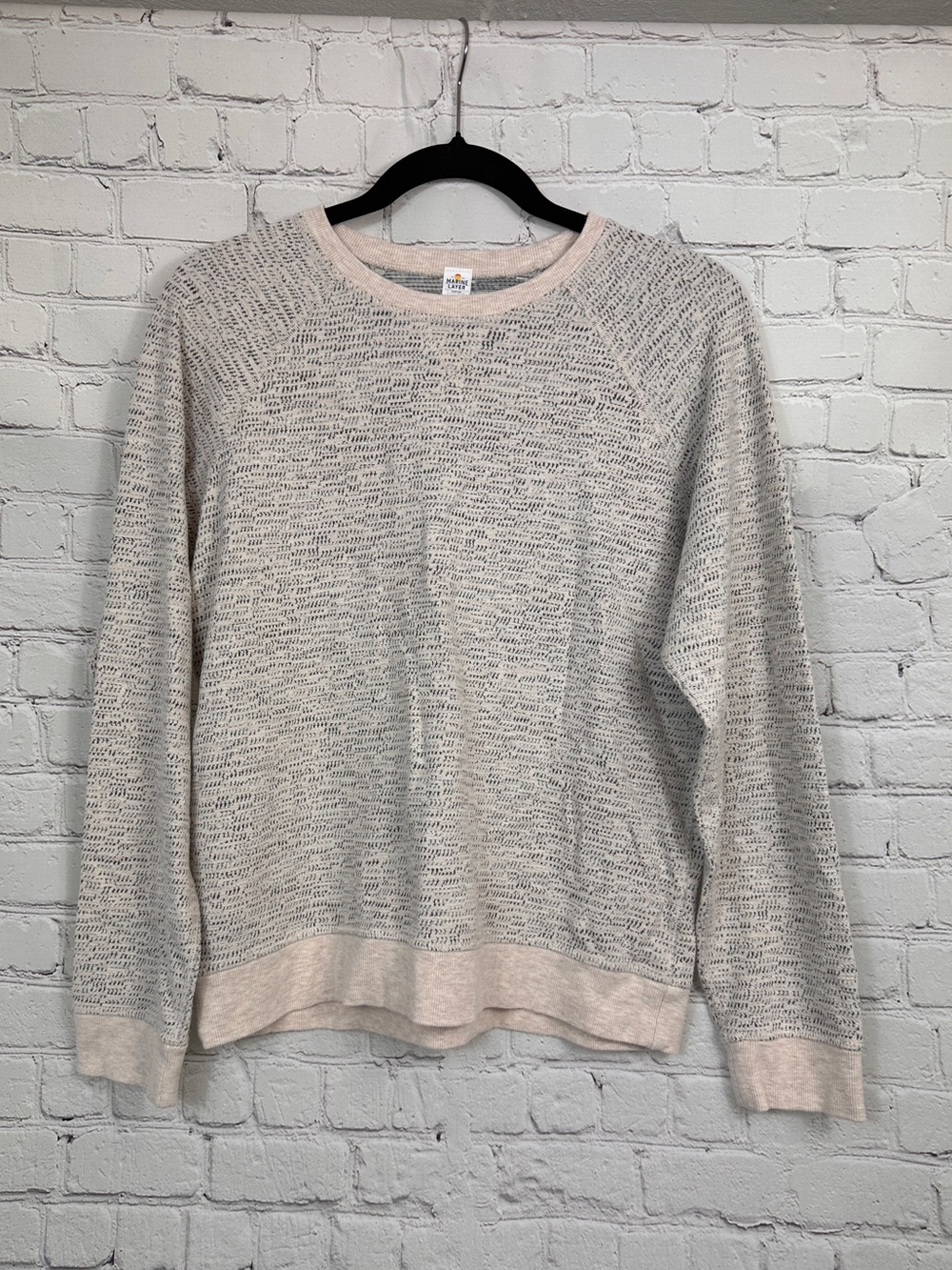 Marine Layer Juno reversible raglan sweater size M
